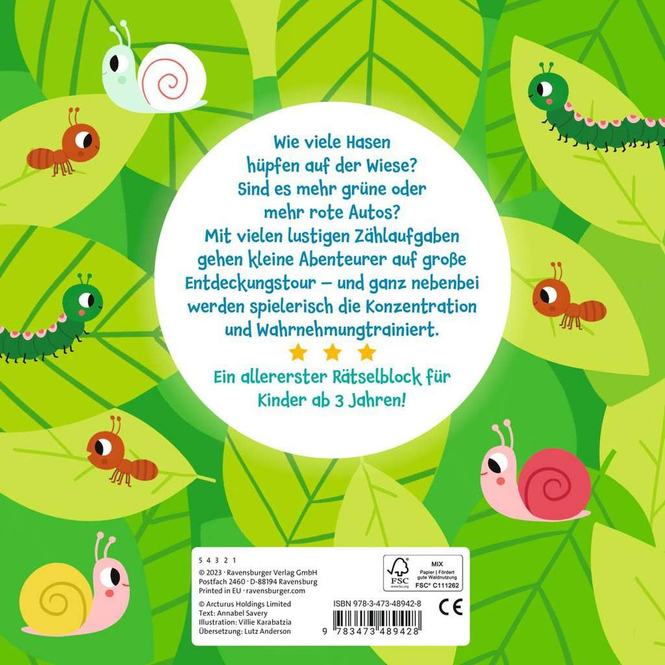 Mein allererster Rätselblock - Zählen