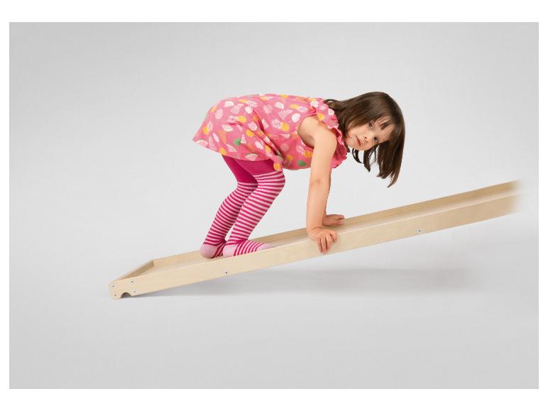 Houten 2-in-1 glijbaan