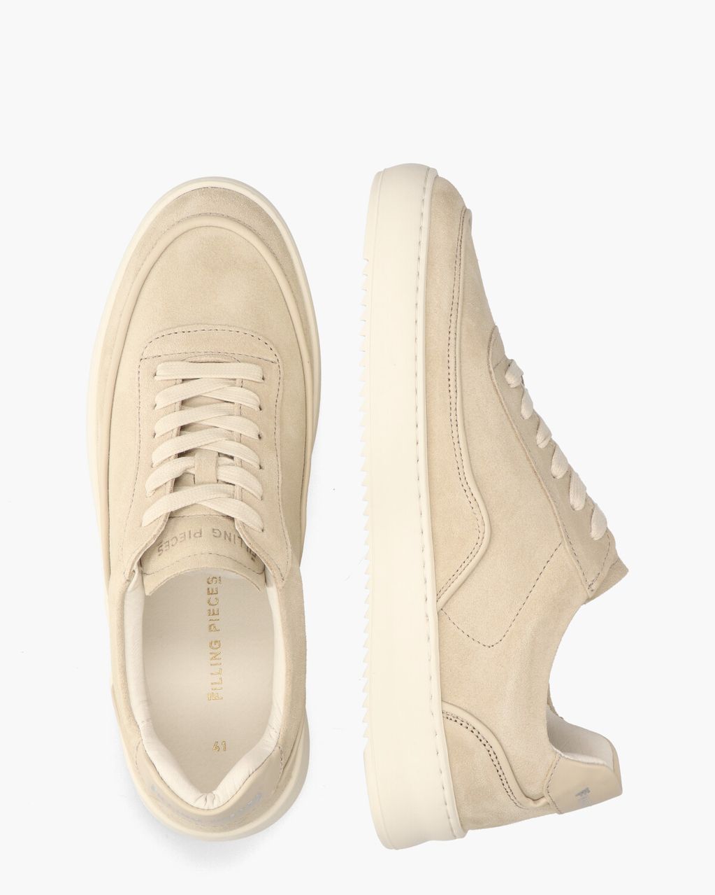 Filling Pieces Mondo Lux Beige Herensneakers