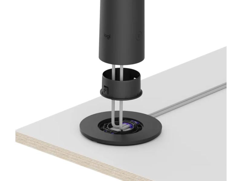 Logitech Tischkamera Sight, 4K 60 fps, Graphite Tischkamera mit intelligentem Framing für mehrere Teilnehmer. Die beste Sicht auf den Konferenzraum – egal, wo Sie sind
