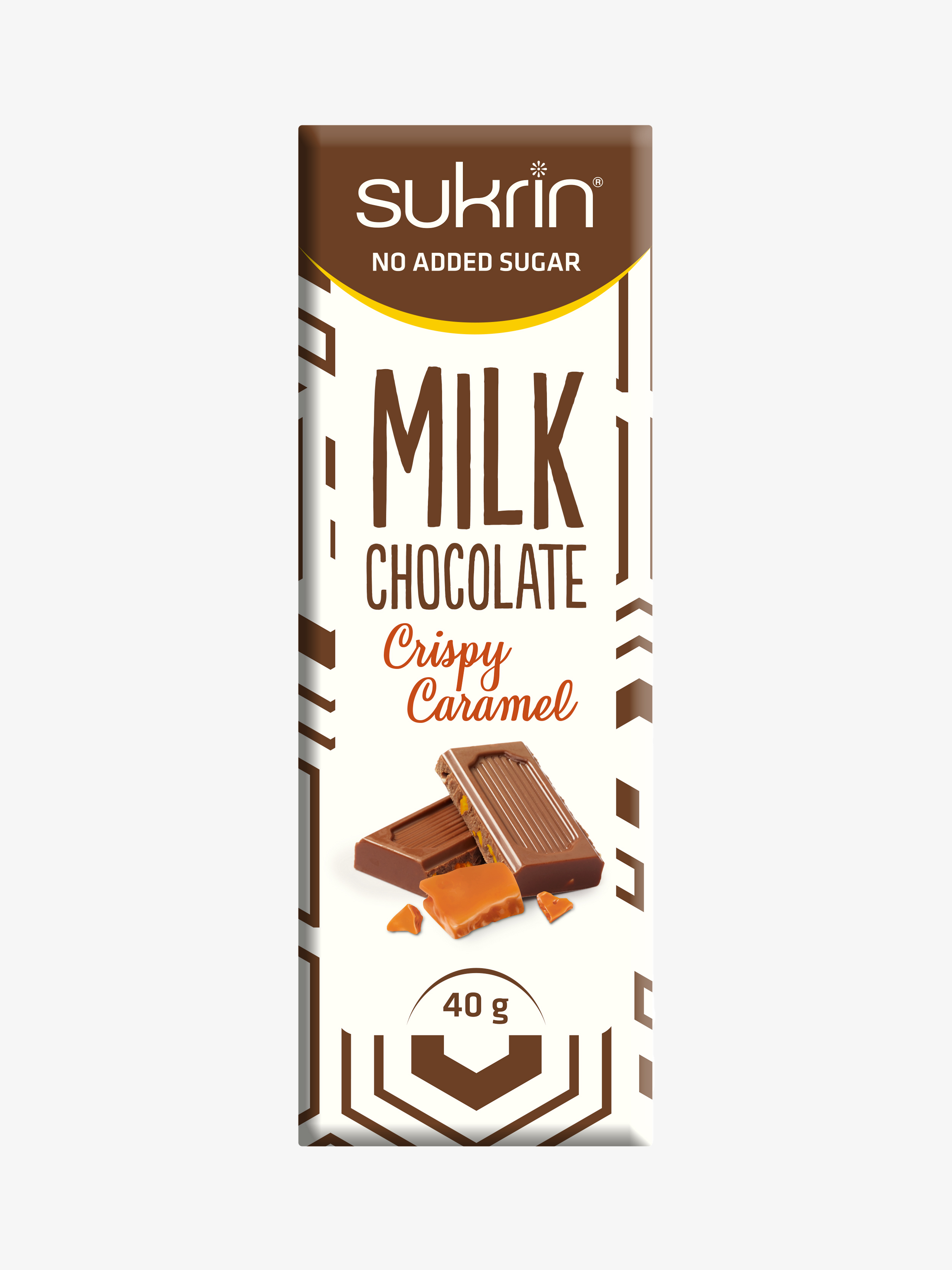 Funksjonell Mat Sukrin Melkesjokolade Karamell 40g