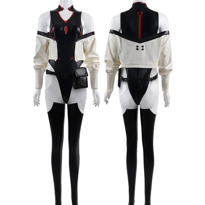 Custaplayu - Cyberpunk: Edgerunners Lucyna Kushinada Cosplay kostuumset / pruik