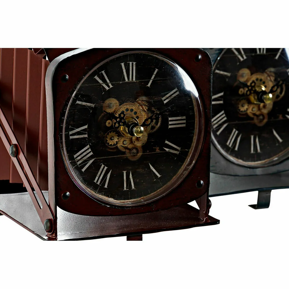DKD Home Decor Horloge de Table Appareil Photo