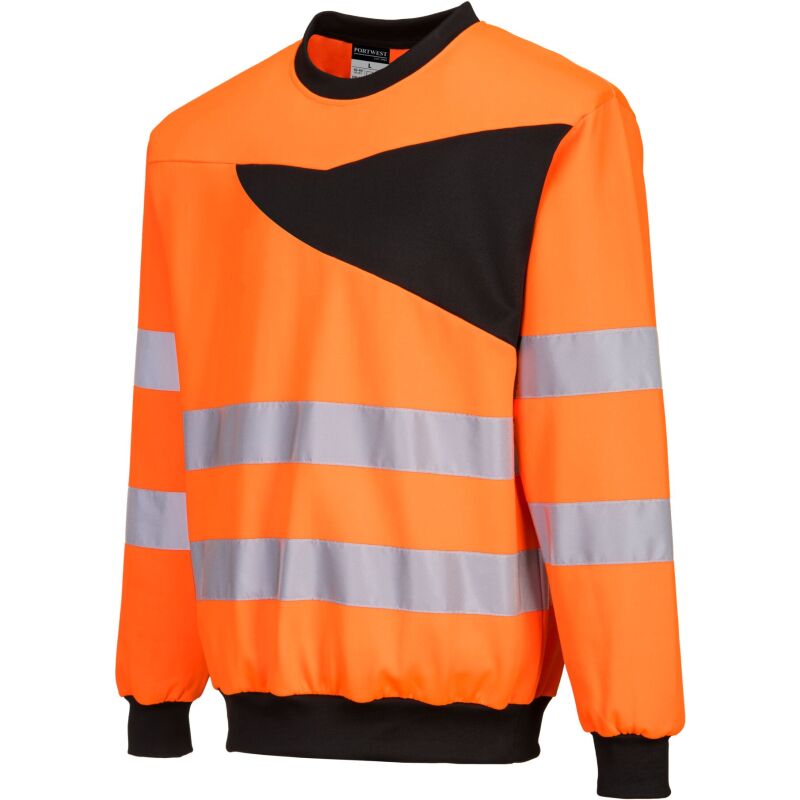 Portwest PW277 Sweat-shirt haute-visibilité à col rond PW2   - Taille L