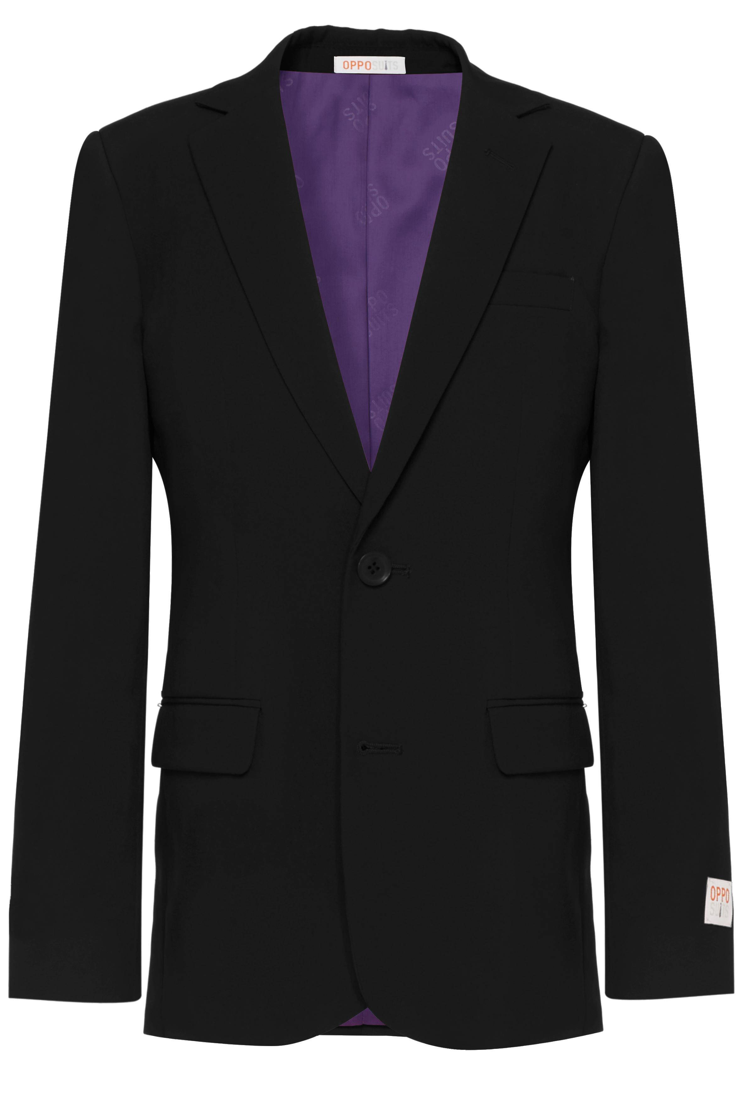 OppoSuits kostuum Black Knight zwart