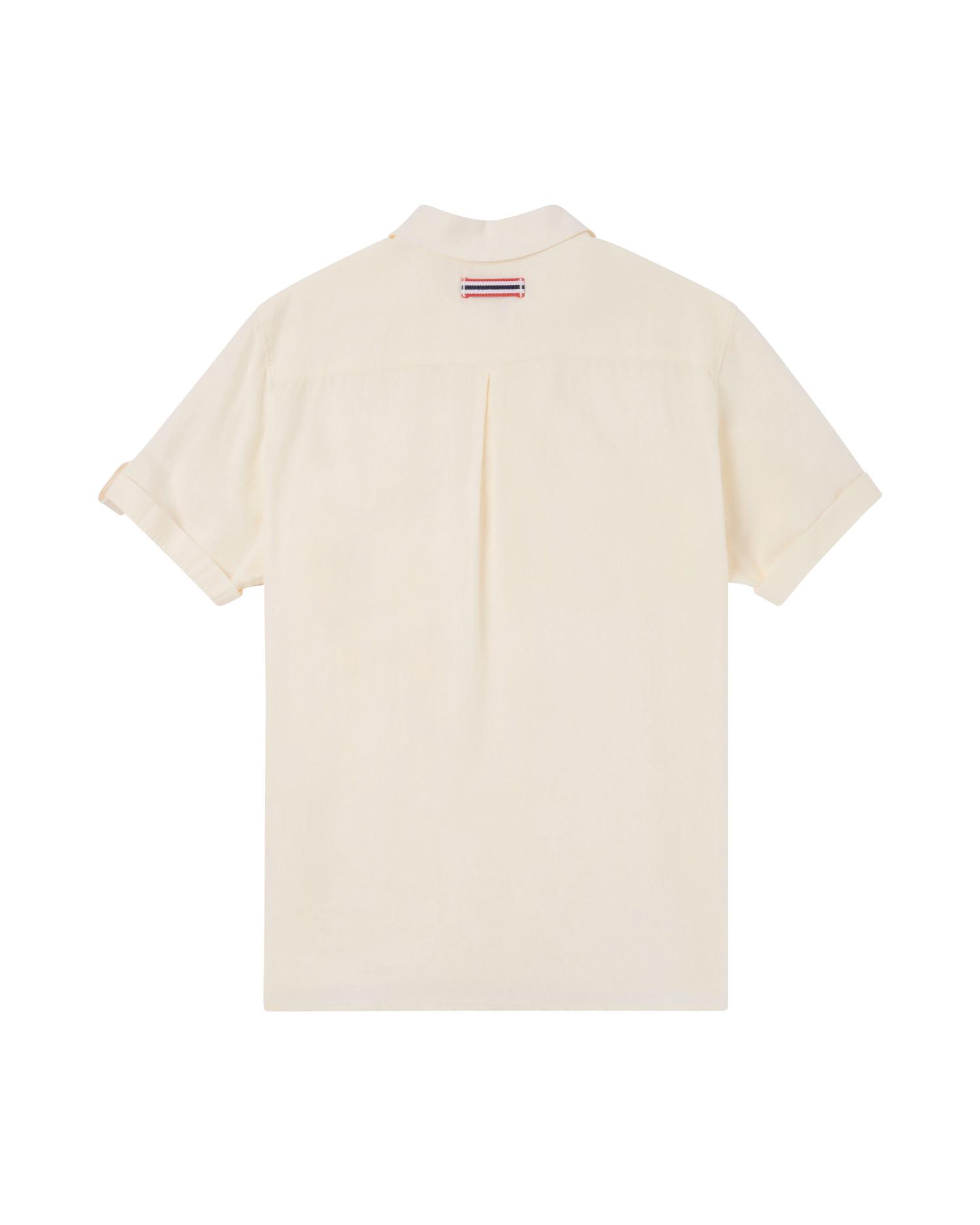 Amundsen Travellers Linen SS White