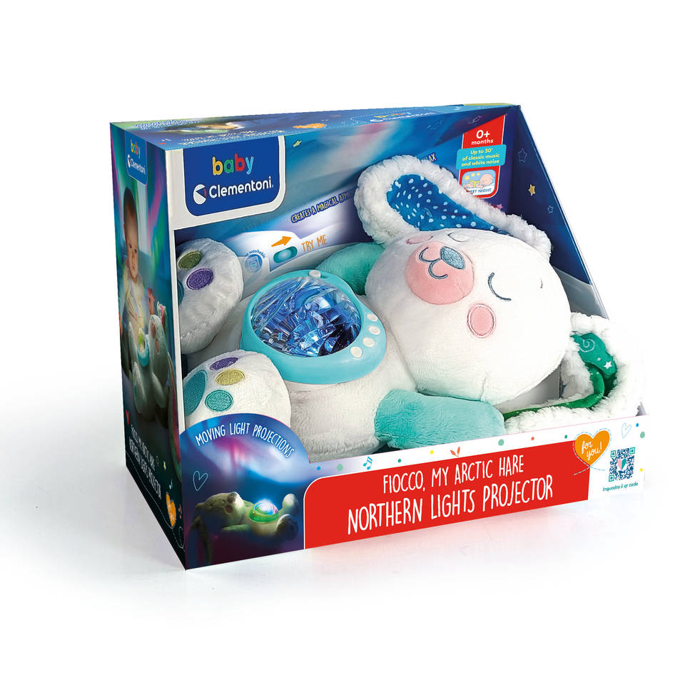 Clementoni Baby noorderlicht projector pluche