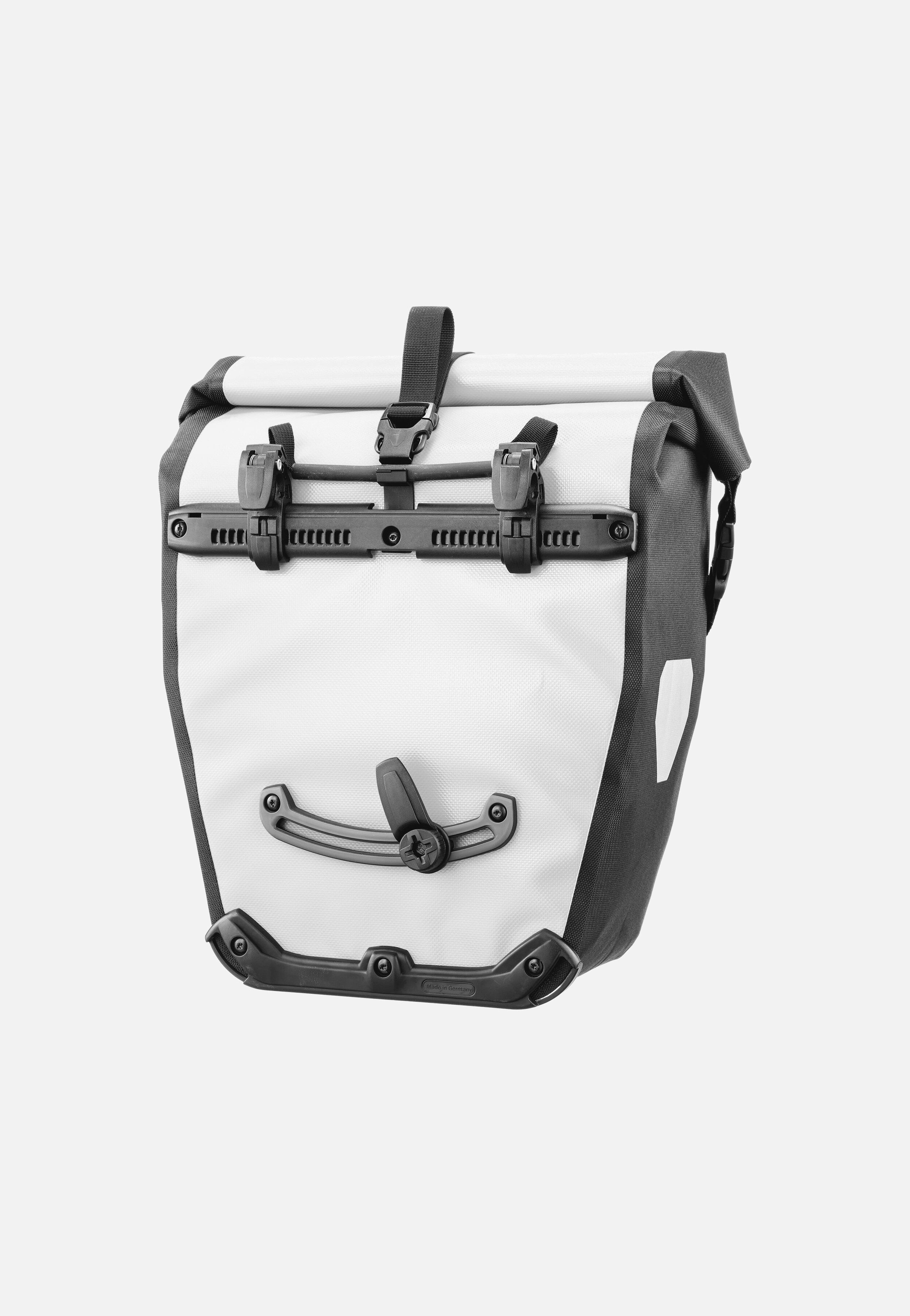 Back-Roller Weiß Schwarz - Fahrradtasche