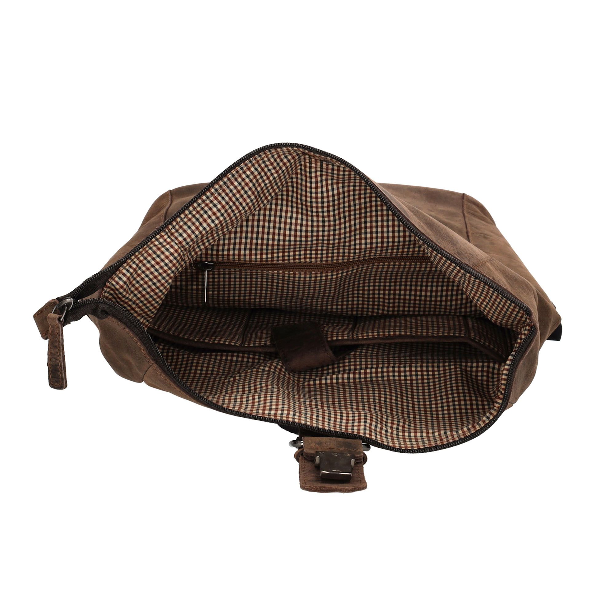 Hide & Stitches Idaho Rugzak 15,6 inch Donkerbruin