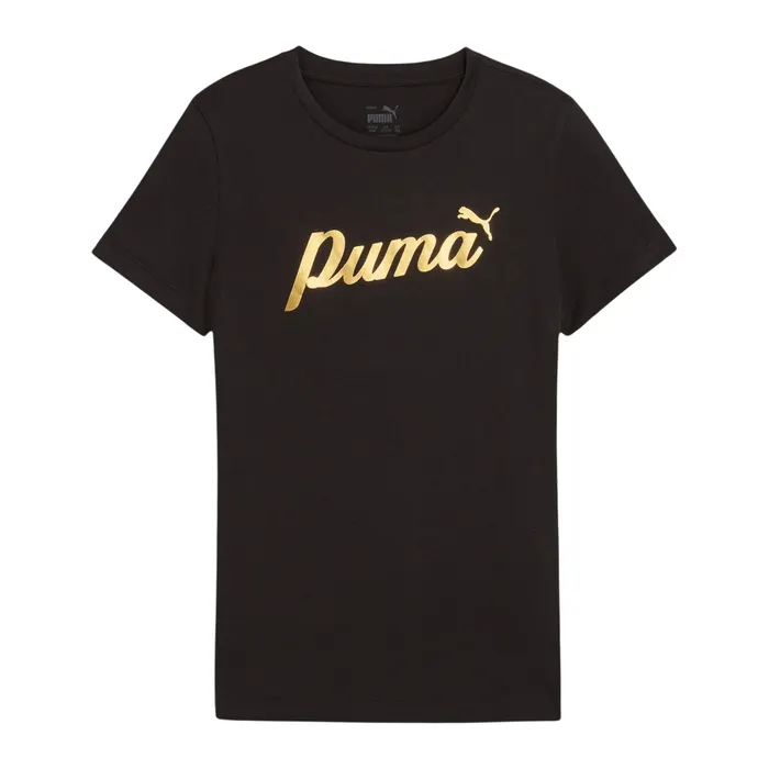 Puma Essentials+ Script Metallic Shirt Meisjes