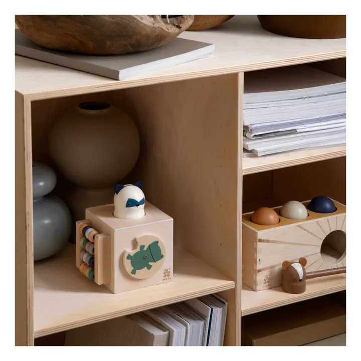 Sebra Cube d'activités en bois Woodland