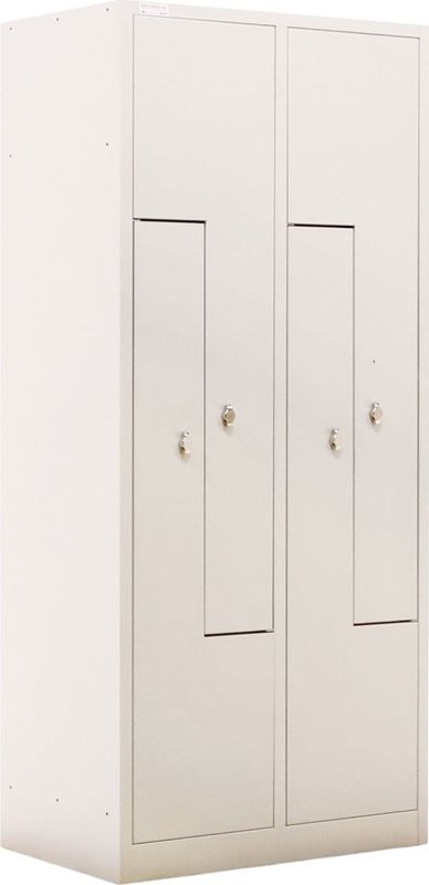 KastKruizinga - Garderobekast - Grijs - 4 Deuren - Cilindersluiting - 800 x 500 x 1800 mm