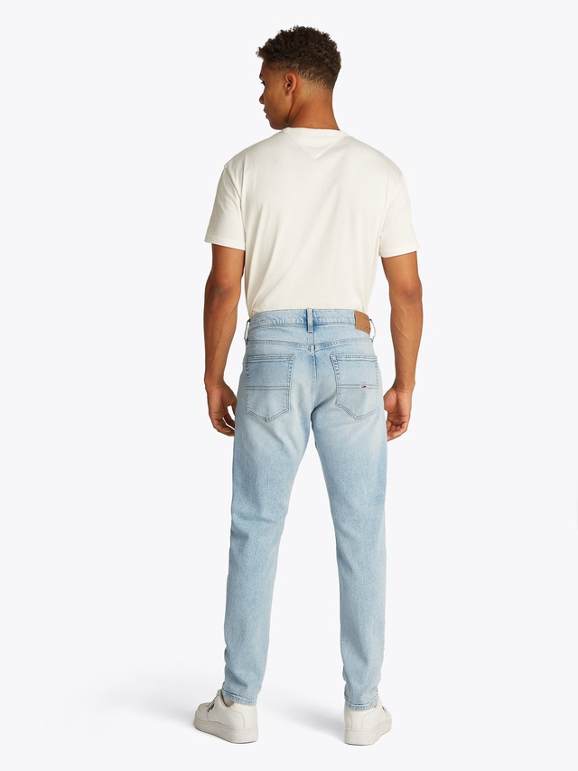 Tommy Jeans Slim-fit-Jeans »Austin Slim Tapered«, zum Knöchel hin schmaler werdende Jeans mit mittlerer Leibhöhe