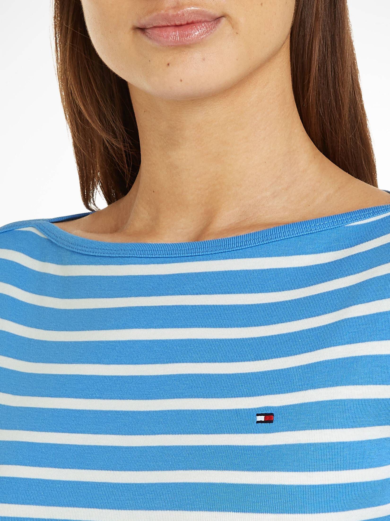 Tommy Hilfiger| Damen T-Shirt mit U-Boot-Ausschnitt  3/4-Arm