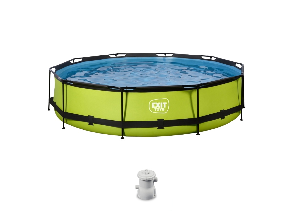 EXIT Lime 360x76cm Zwembad met pomp - Green