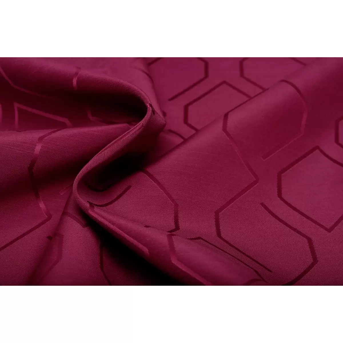 Nachtvorhang Jacquard Rombo Rot