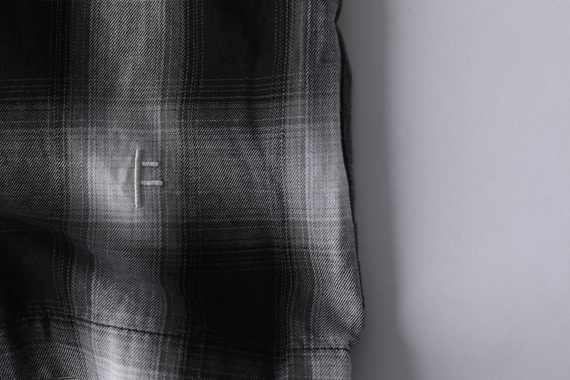 Former Broadcast Plaid SS Shirt Black