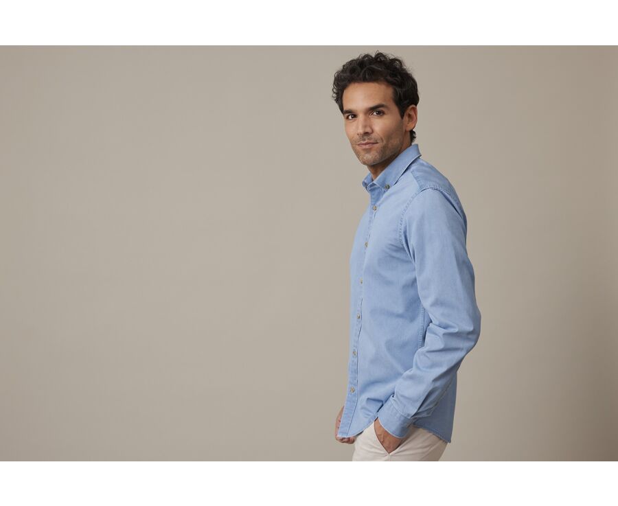 Chemise jean Denim Clair - CAMERON