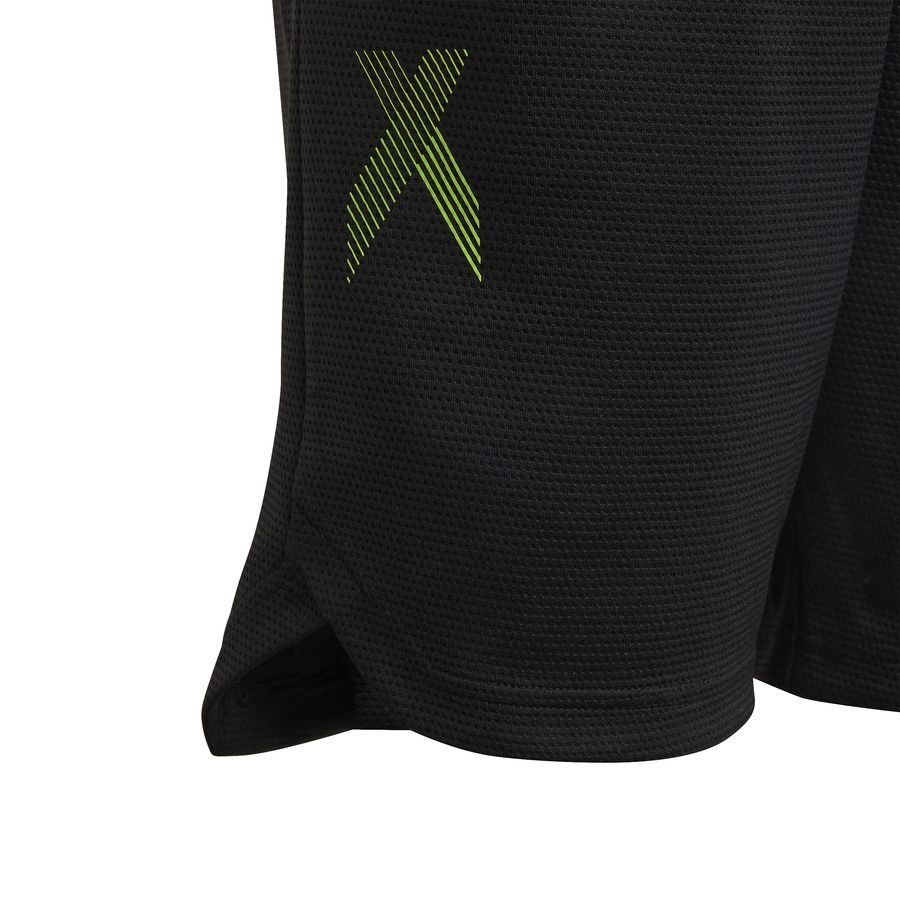 adidas Short d'Entraînement X - Noir/Vert Enfant