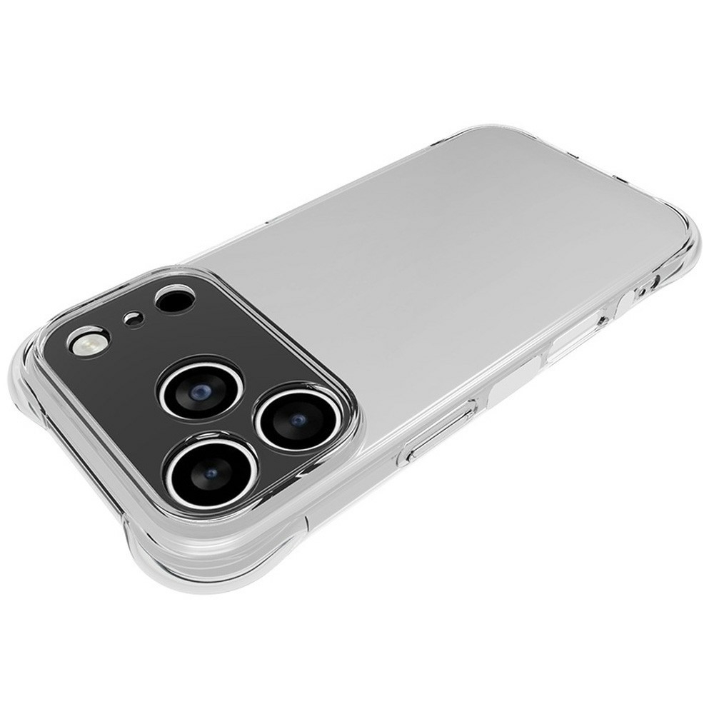iPhone 17 Pro Gummi Hülle Case Slim Design mit Air Cushion Fallschutz - Transparent