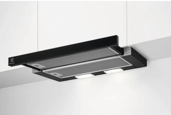 Electrolux LFP326FB, 410 m³/t, Aftræk/Recirkulerende, D, E, D, 69 dB