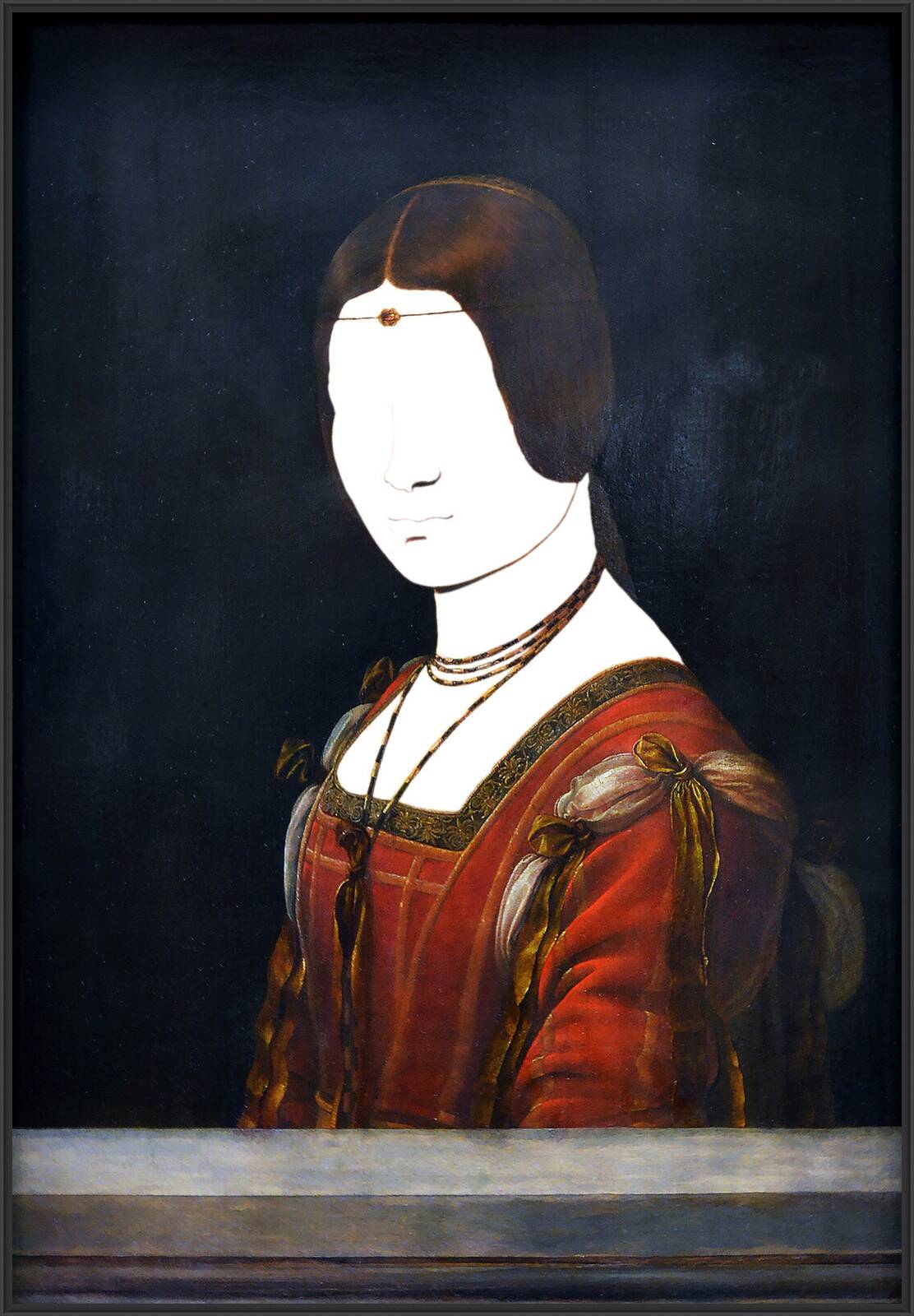 La belle ferronnière by Gazi Sansoy - Limited Edition. Edition of: 150. Signed.
