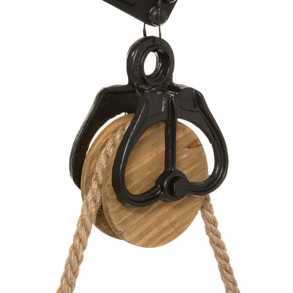 HORLOGE METAL POULIE CUBA D.40CM