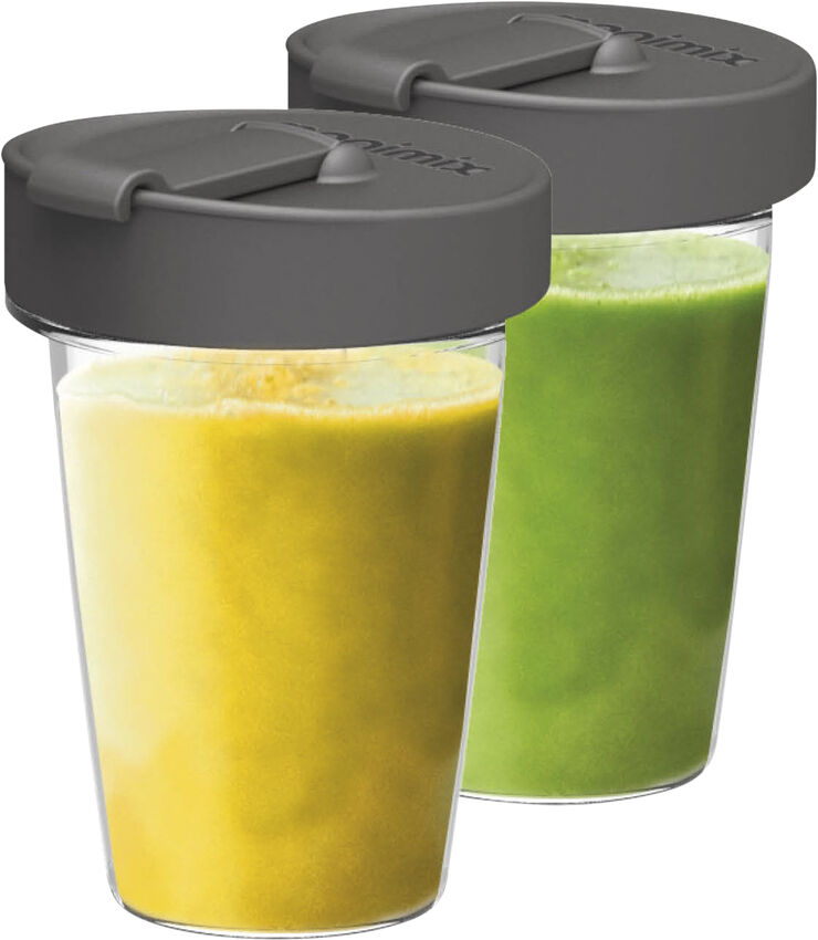 Magimix To-go bæger-sæt til juicer 2 dele 40 cl Transparent, grå