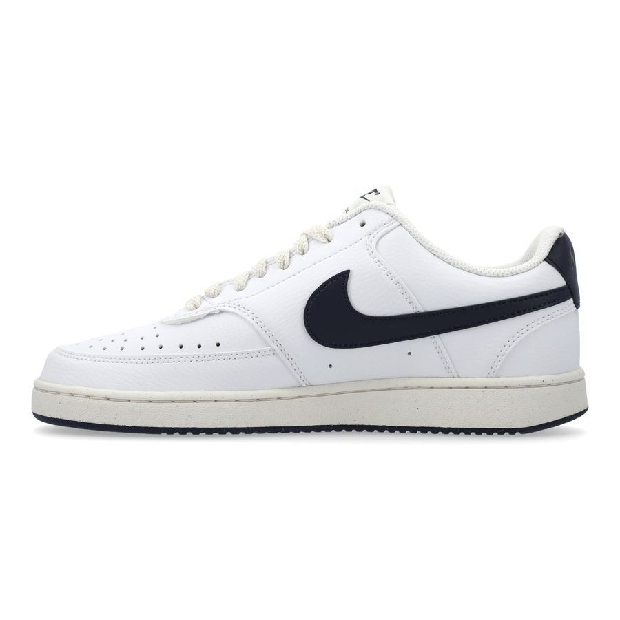 Nike Chaussures Court Vision Low - Blanc/Bleu Foncé