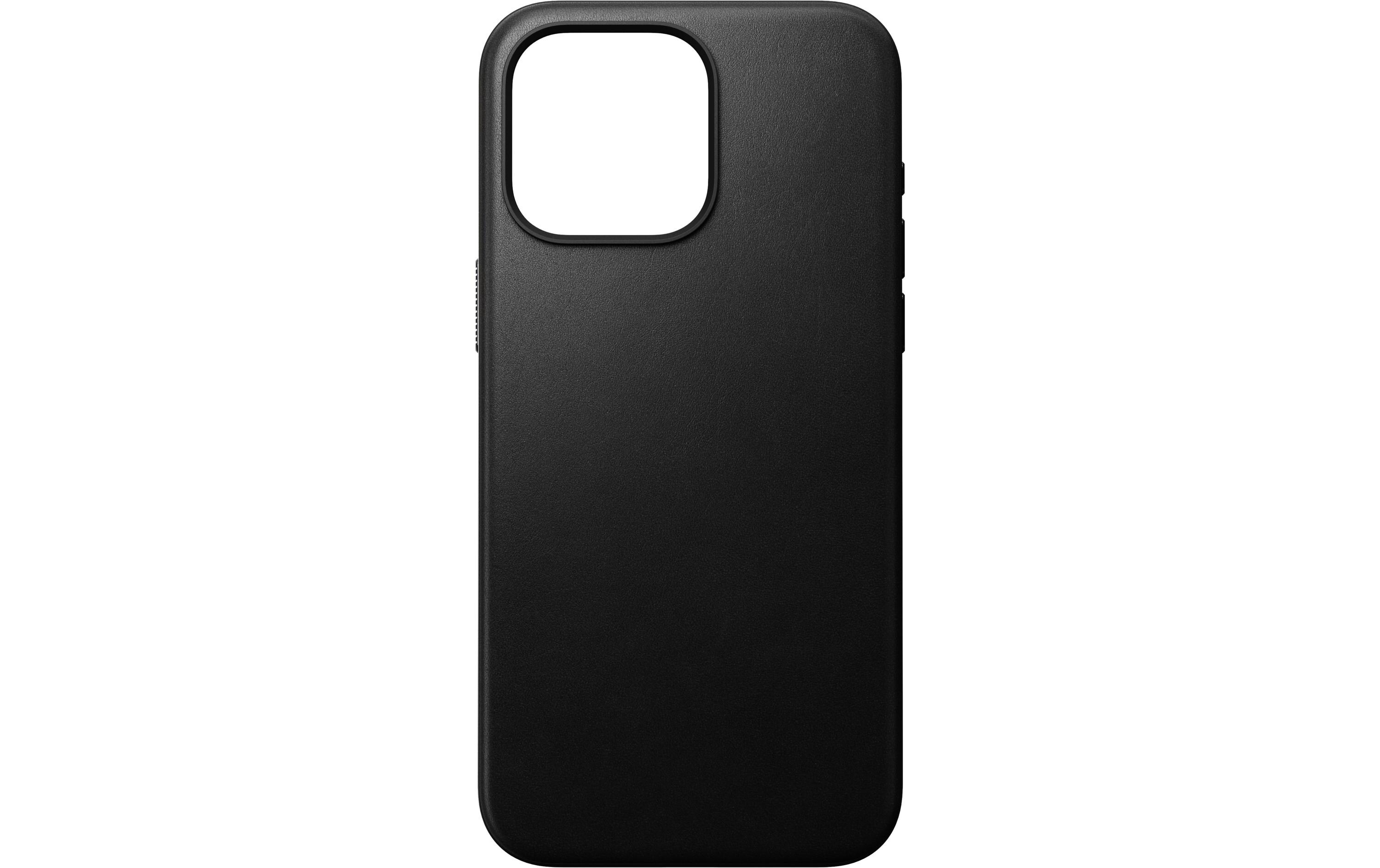 Back Cover Modern Leather iPhone 15 Pro Max SchwarzModerne Schutzhülle aus Leder für das Apple iPhone 15 Pro Max