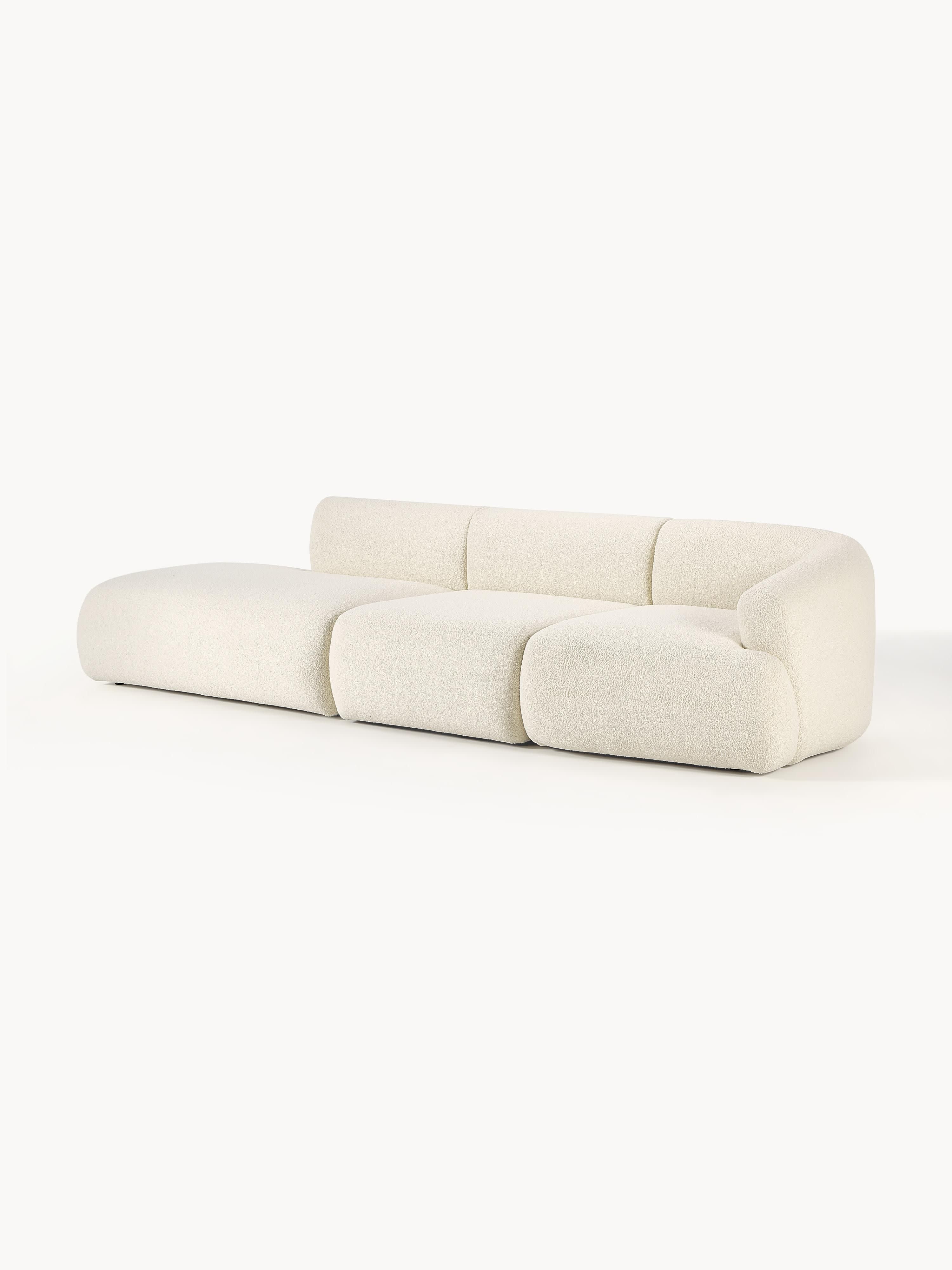 Modulaire XL chaise longue Sofia van teddy stof