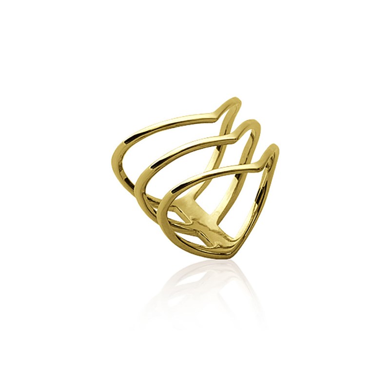 Bague Femme - Plaqué Or