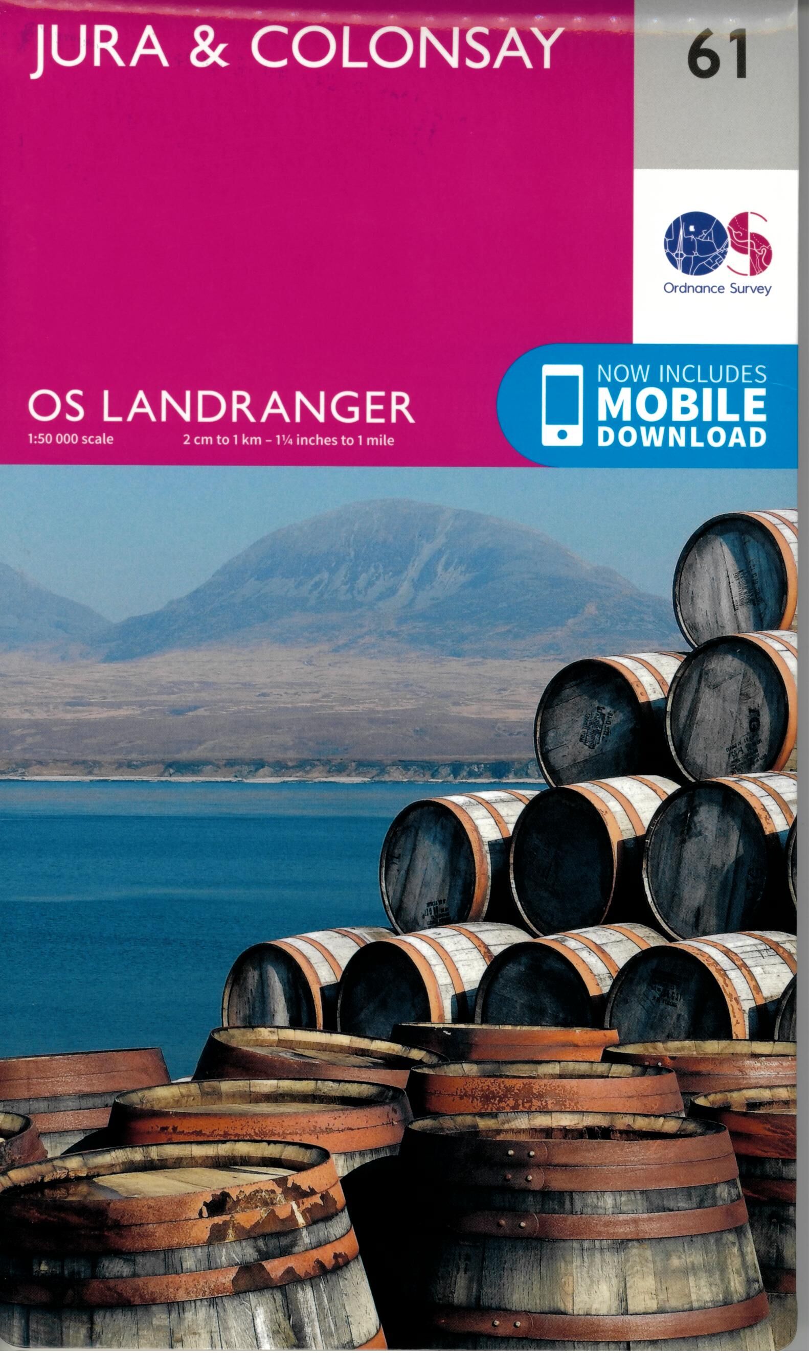 ORDNANCE SURVEY - 61 GB JURA COLONSAY 1 50 000