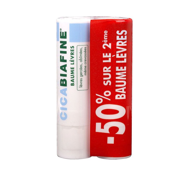 Baume lèvres gercées & abîmées 2x4,9g (dont -50% sur le 2ème)
