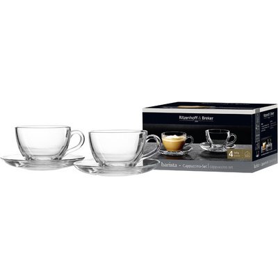 Service à capuccino BARISTA, 4 pièces