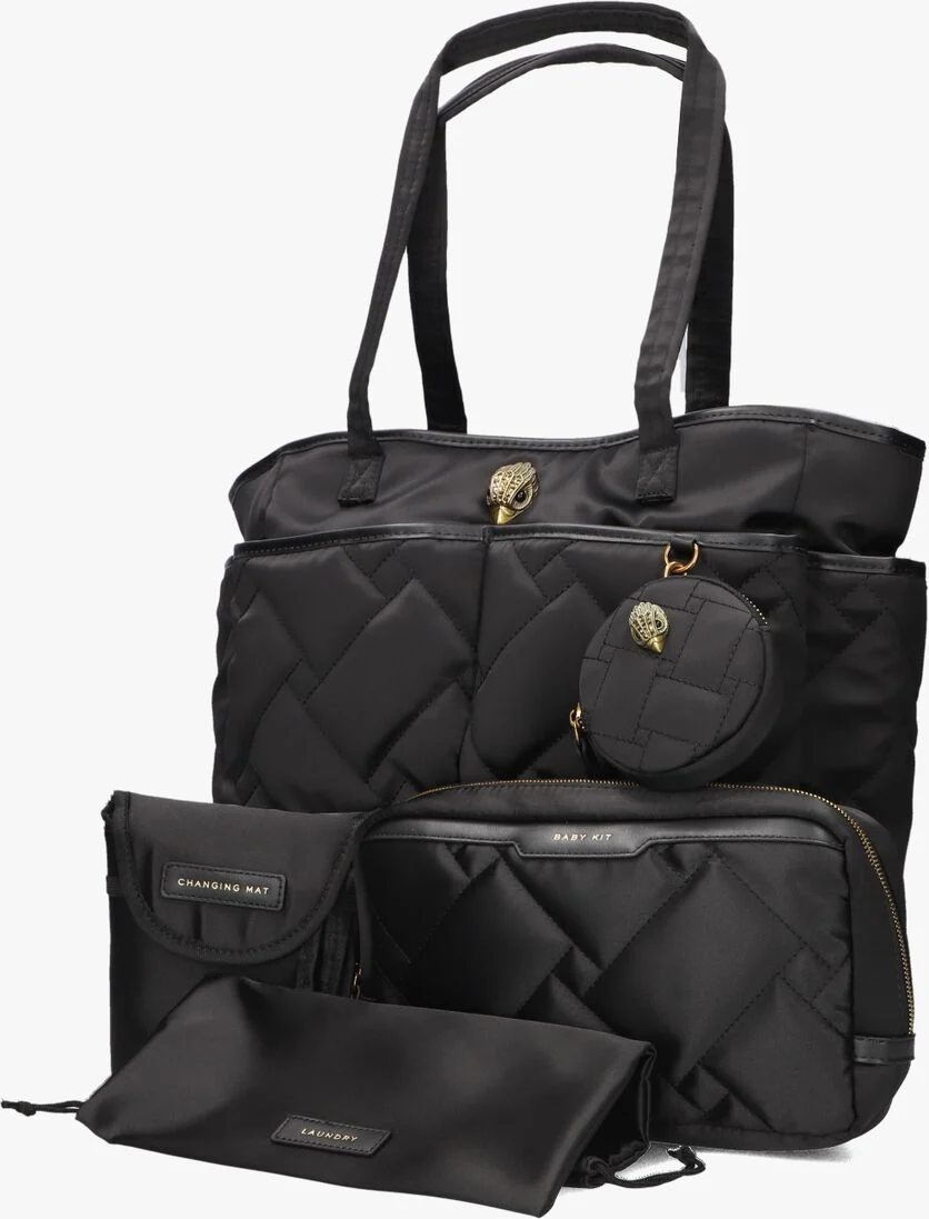 KURT GEIGER LONDON zwarte kurt geiger london schoudertas recycled baby bag