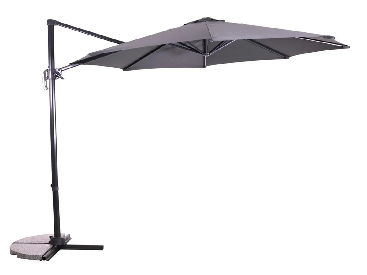 Lesli Living Libra 300 cm zweefparasol – Grey