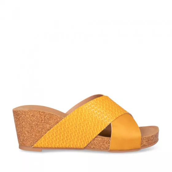 Mules JAUNE LADY GLAM