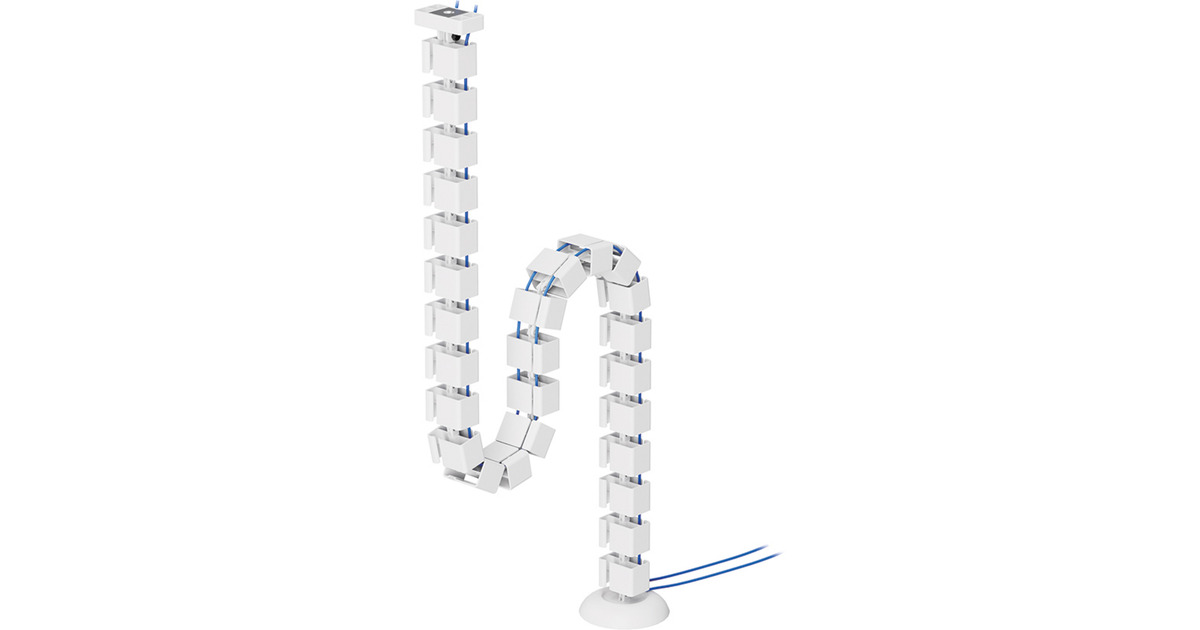 NeomountsADS06-132WH Kabelgeleider - magnetische bevestiging - universeel kabelgeleiding  (Wit)