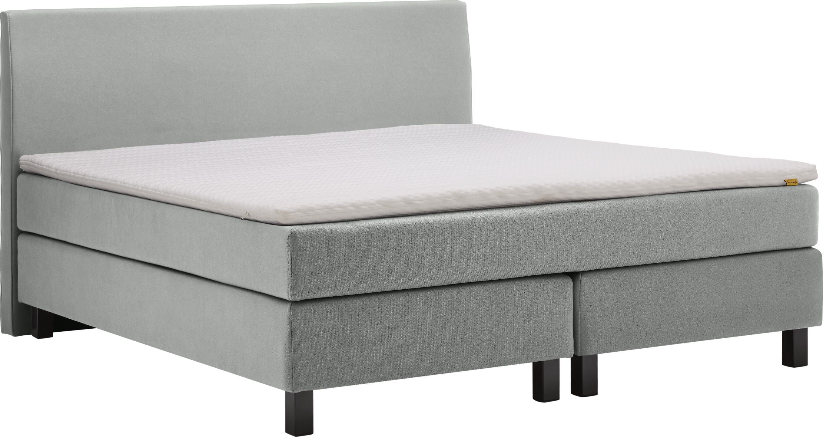bico GOODNIGHT Boxspringbett - Grau / B: 180.0 cm x T: 200.0 cm