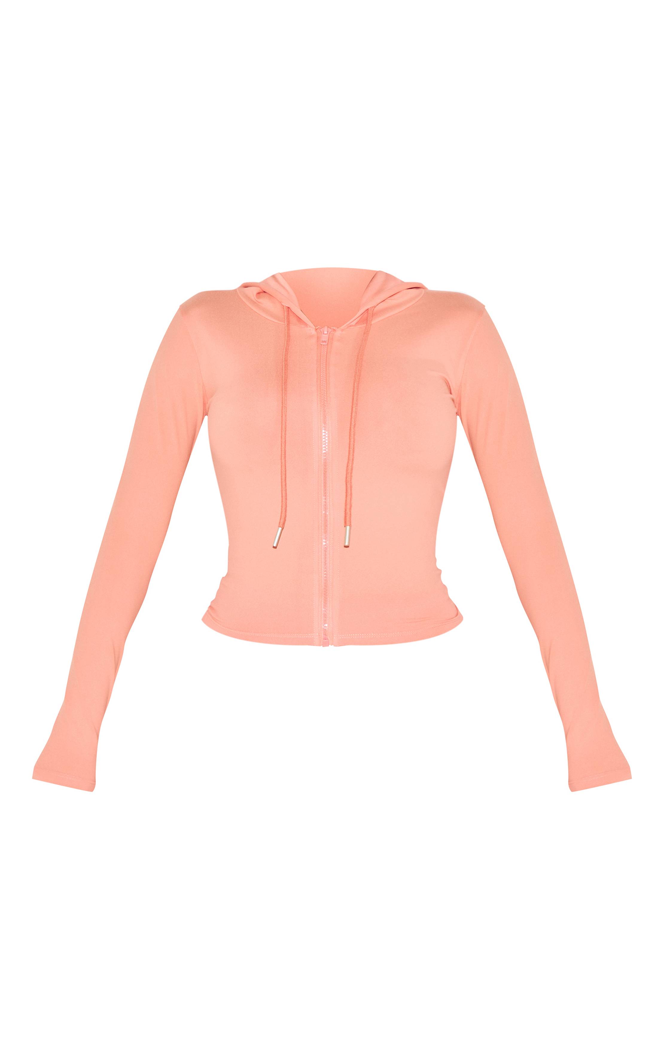 Pêche Sweat À Casynthétiqueche Zippé Moulant Sculptant Silhouette