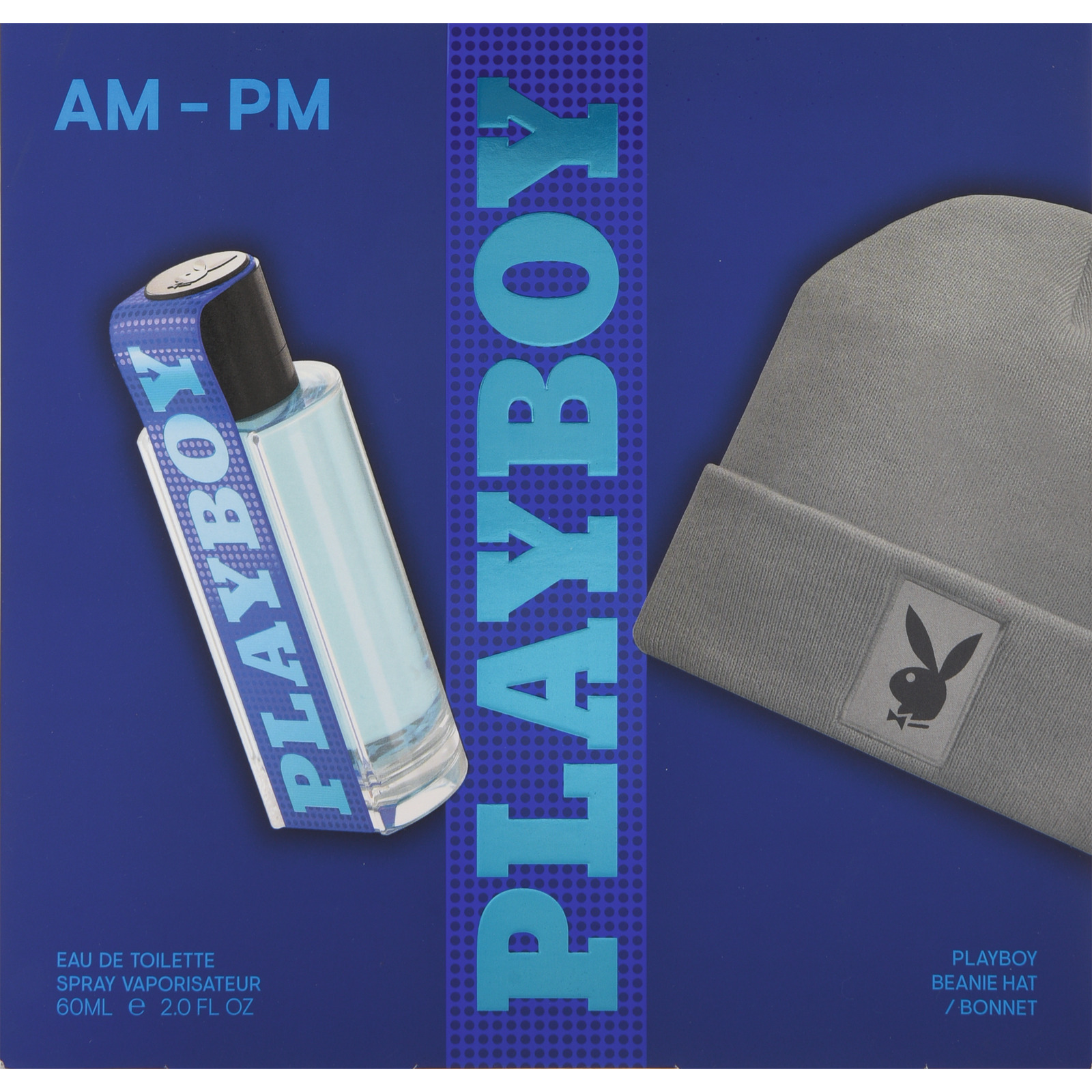 Playboy Set AM to PM EdT 60ml & Mütze