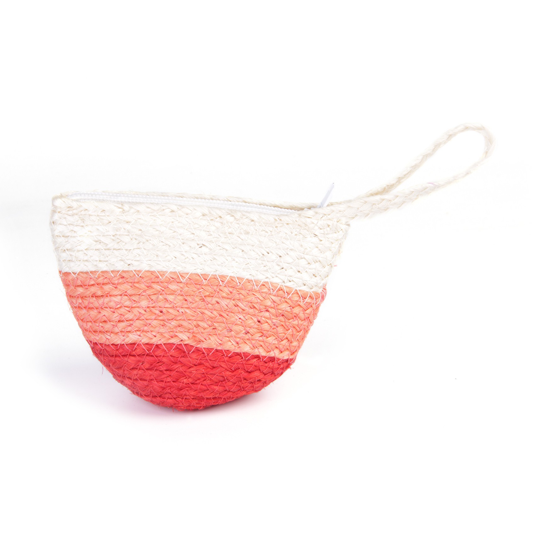 Geldbörse, mit Reißverschluss, rot/weiß, B 10 cm, H 7 cm günstig bestellen