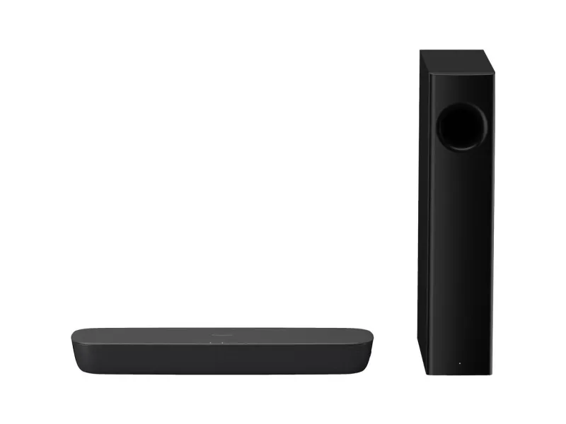 Panasonic SC-HTB254 - Lydbarsystem - til hjemmebiograf - 2.1-kanal - trådløs - Bluetooth - 120 Watt (Total)