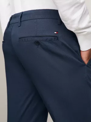Calças chino Bleecker Slim Fit com textura