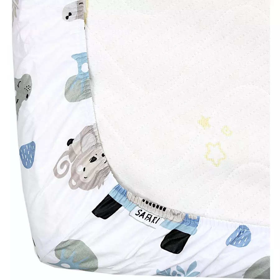 TupTam Baby Kinder Spannbettlaken 2er Pack graublau