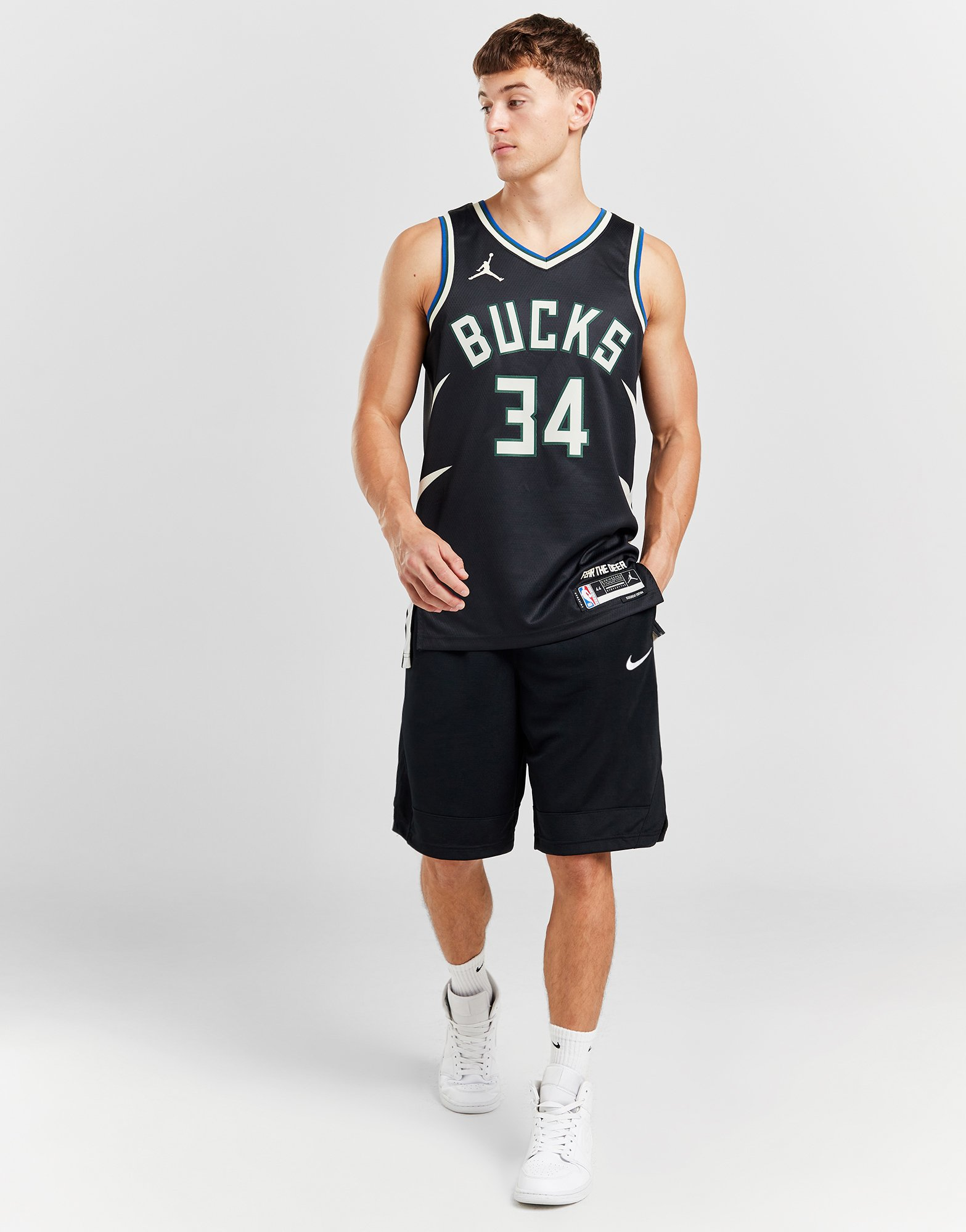 Jordan Maillot NA Milwaukee Bucks Antetokounmpo Homme