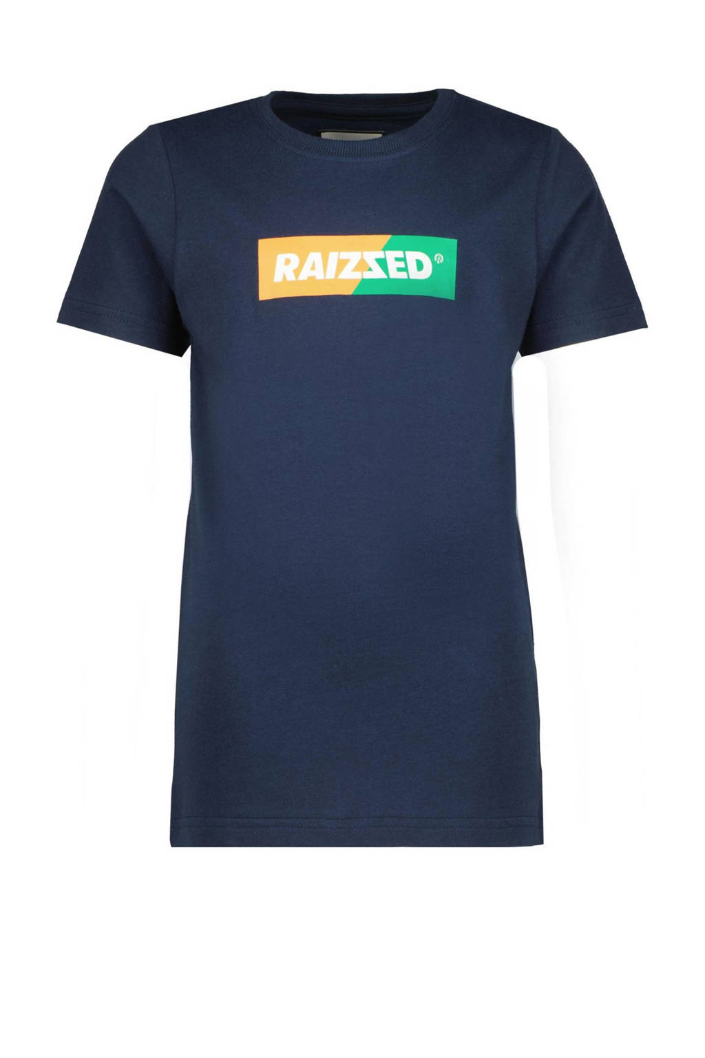 Raizzed T-shirt Jessey met logo donkerblauw