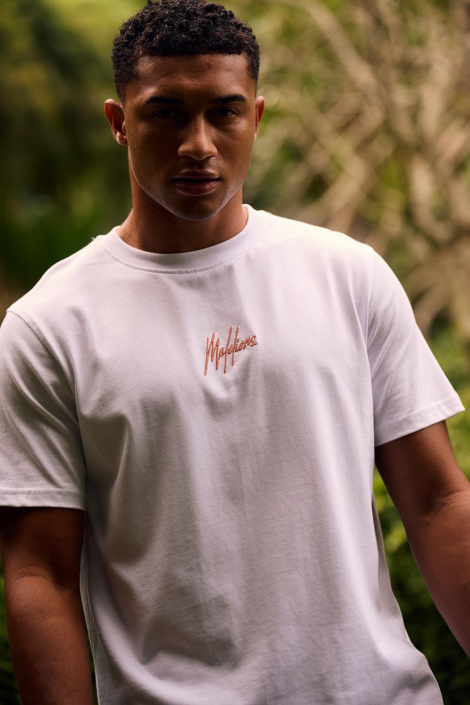 Malelions witte heren t-shirt