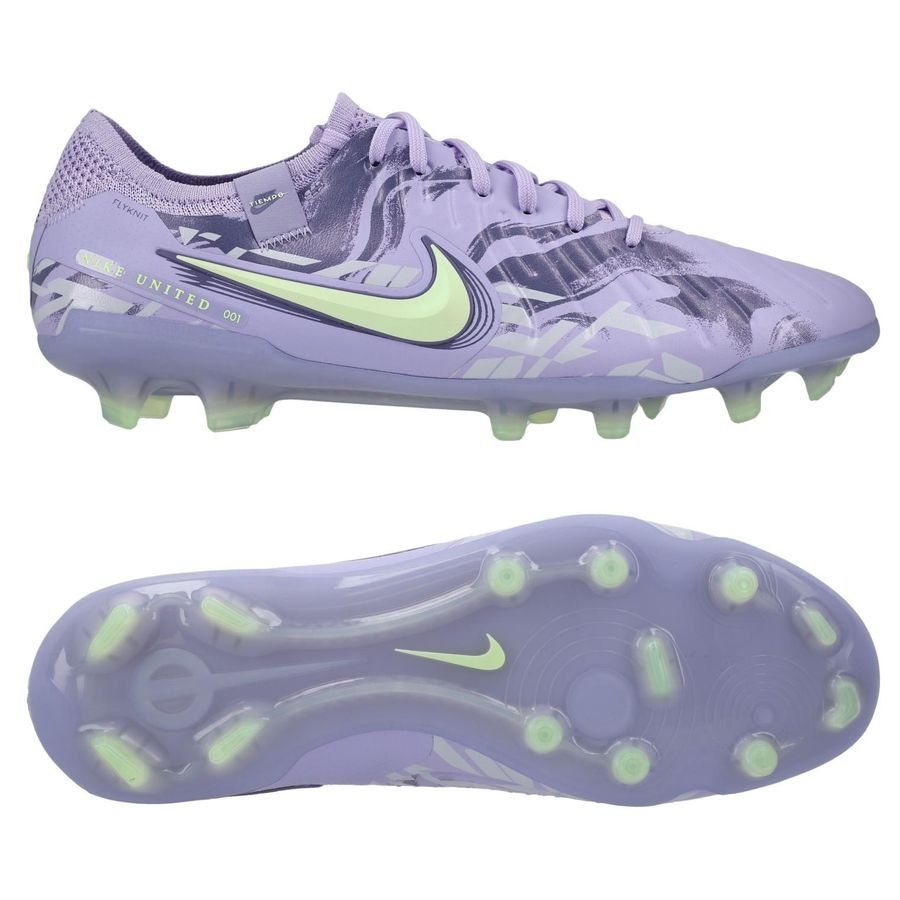 Nike Tiempo Legend 10 Elite FG United - Purple Agate/Jaune Fluo